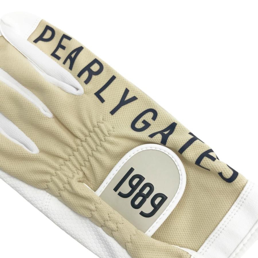 PEARLY GATES パーリーゲイツ 2024年 グローブ  ベージュ系 L [240101464247] ゴルフウェア ストスト 新品】PEARLY GATES パーリーゲイツ 2024年 グローブ ベージュ系