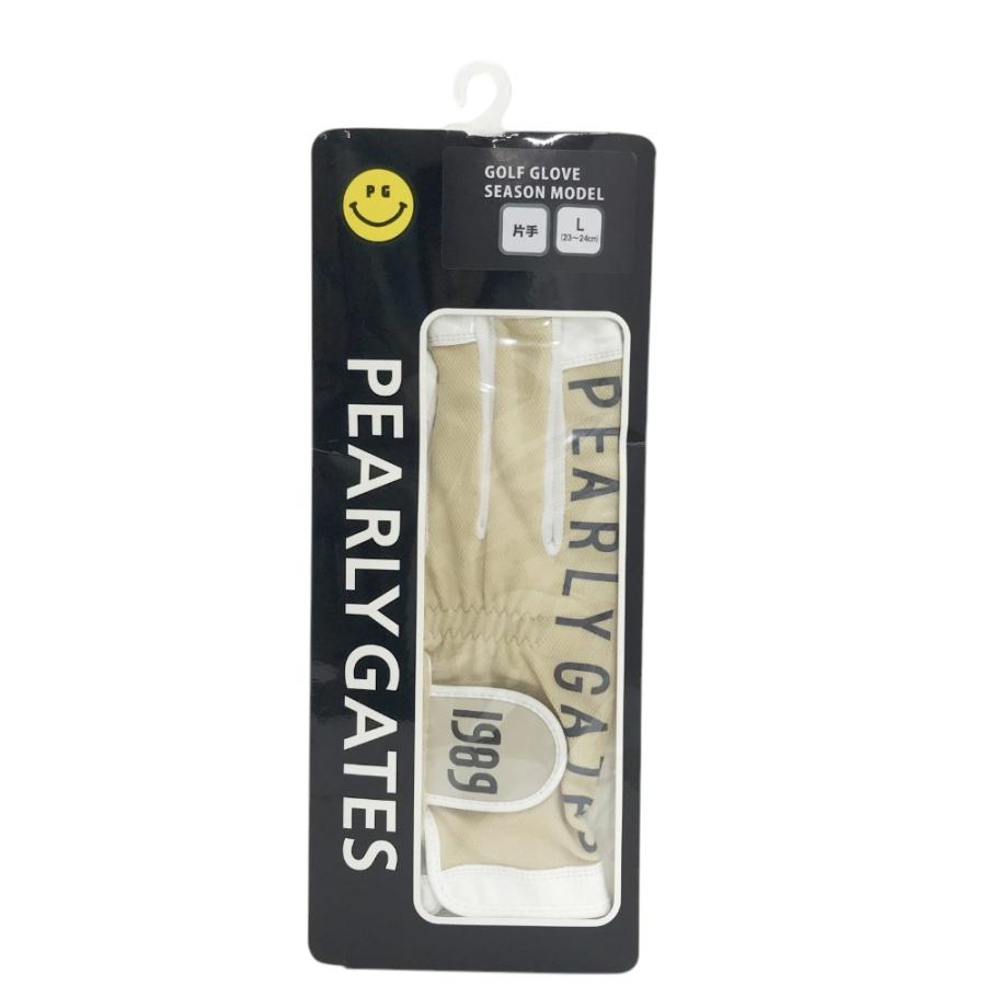 PEARLY GATES パーリーゲイツ 2024年 グローブ  ベージュ系 L [240101464247] ゴルフウェア ストスト 新品】PEARLY GATES パーリーゲイツ 2024年 グローブ ベージュ系