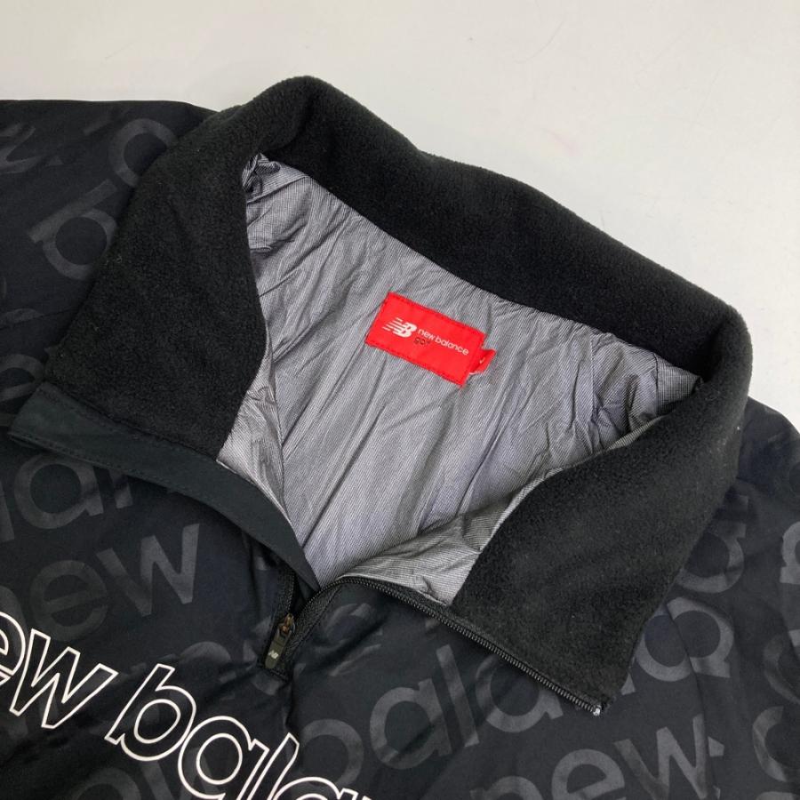 NEW BALANCE GOLF ニューバランス 2WAY 中綿プルオーバー ブラック系 6