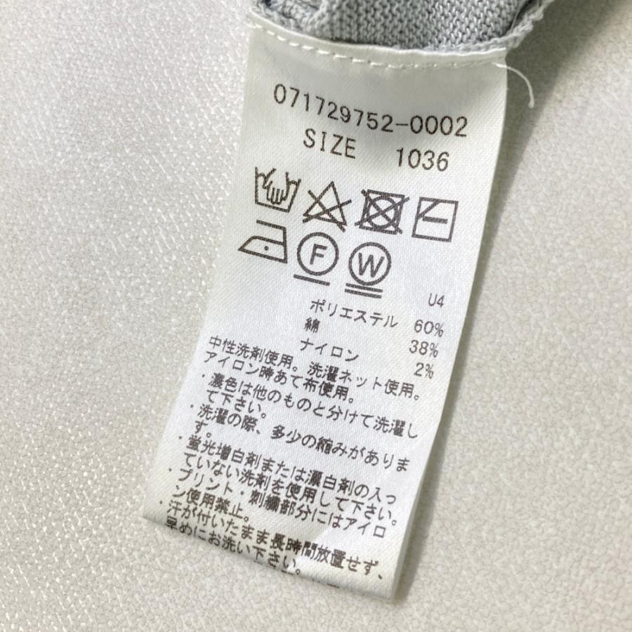 ZOY ゾーイ ニット ジップジャケット グレー系 36 ゴルフウェア