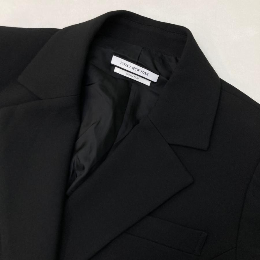フォクシーニューヨーク FOXEY NEW YORK 半袖 テーラードジャケット 美 