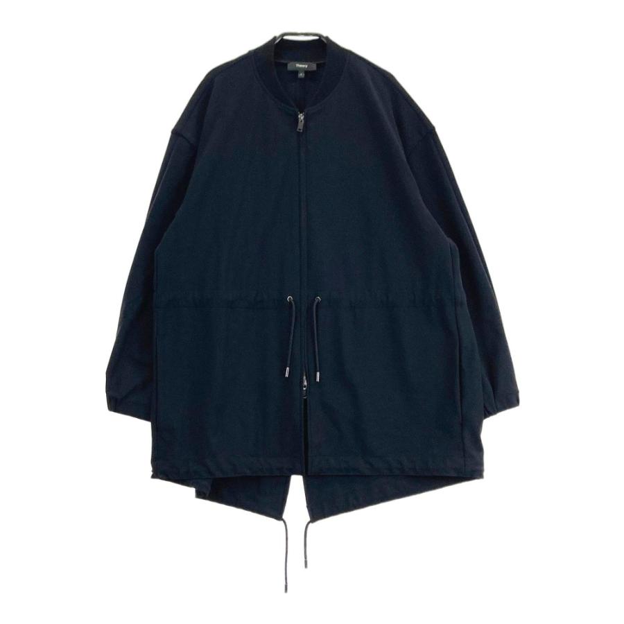 theory セオリー ウォッシャブルアノラックブルゾン ブラック系 P