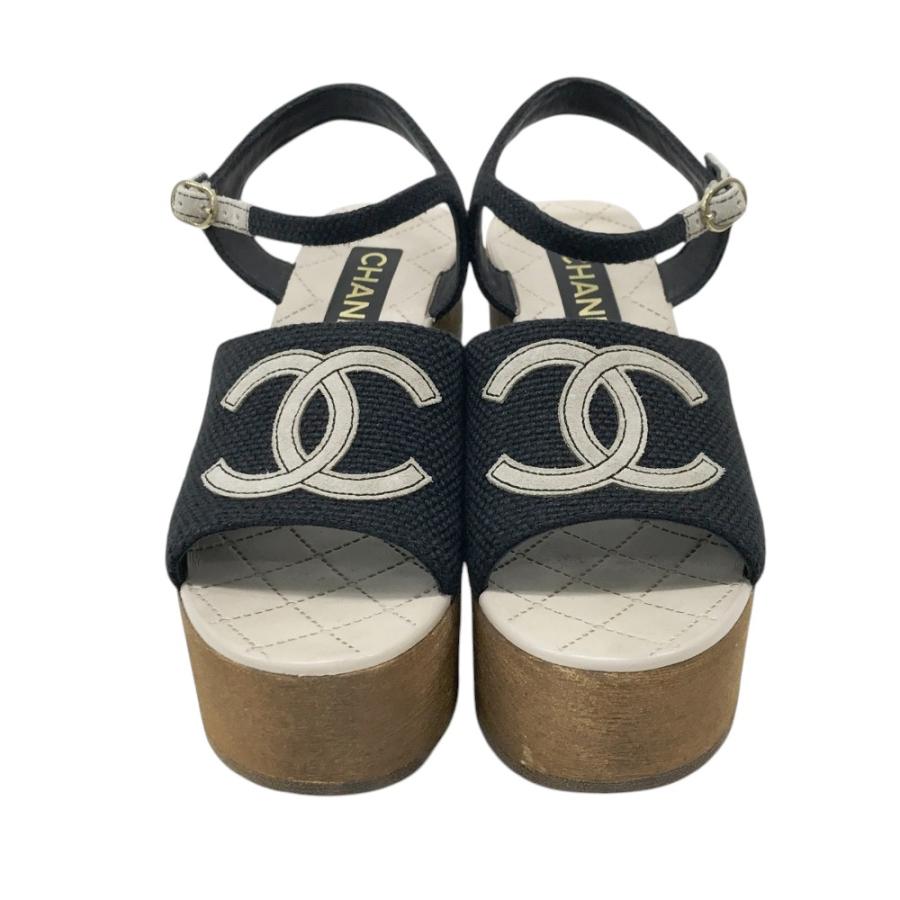 CHANEL ブラック サンダル CHANEL ブラックサンダル 2023年 春夏 プレタポルテ CHANEL