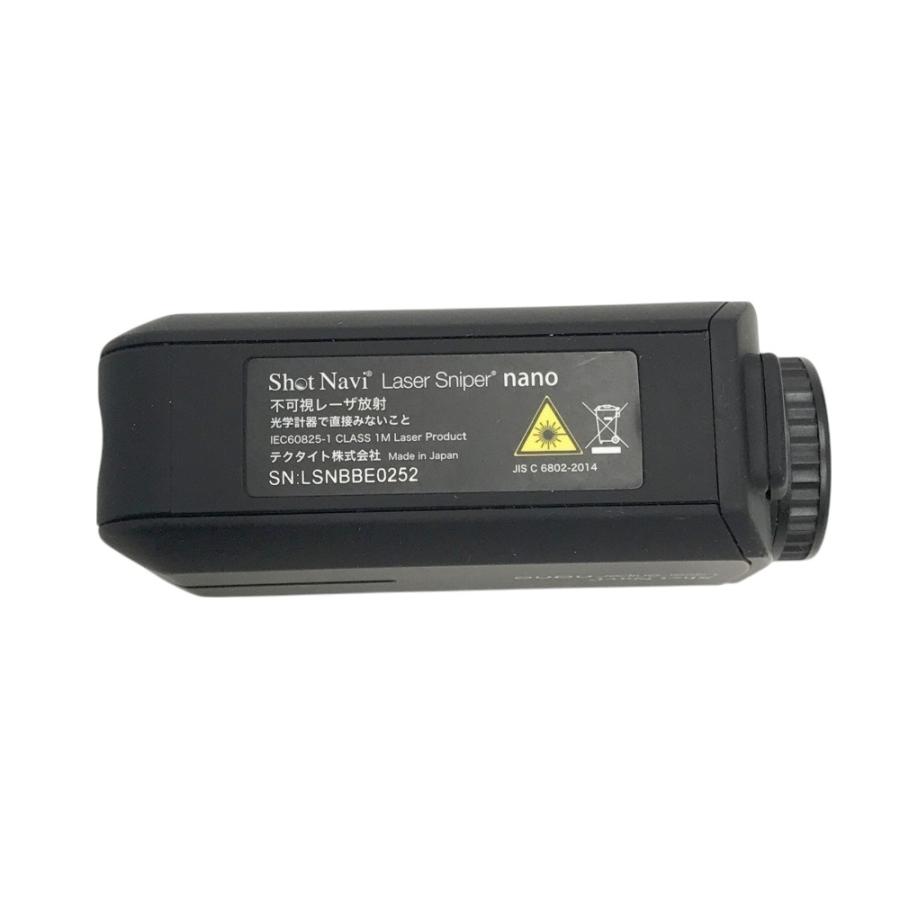 SHOT NAVI ショットナビ  スコープ LASER SNIPER NANO  ブラック系  [240101465312] ゴルフウェア ストスト テクタイト Shot Navi Laser Sniper nano [Black] 価格比較