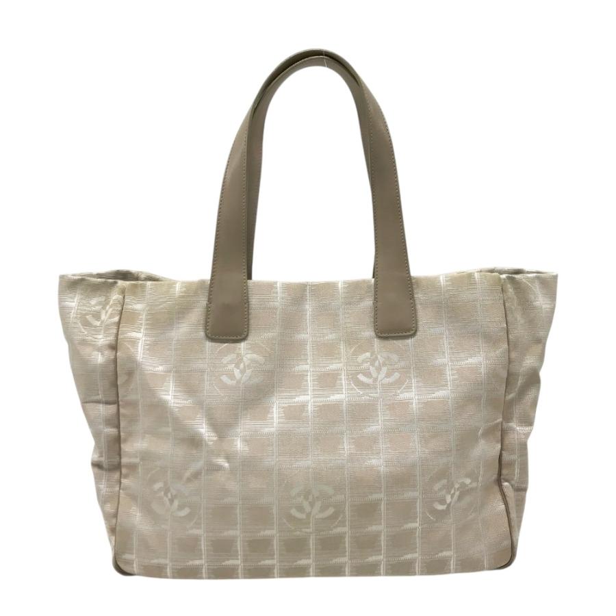 CHANEL シャネル トートバッグ ニュートラベルライン MM ベージュ系