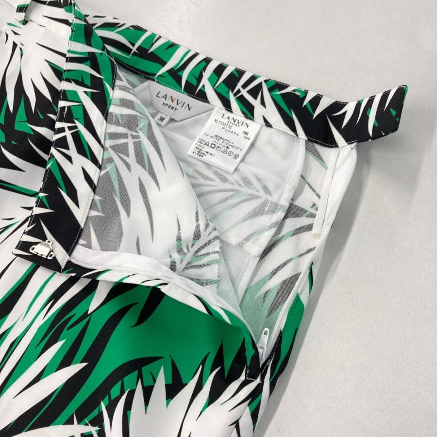 LANVIN SPORT ランバン スポール スカート 総柄 ホワイト系 38