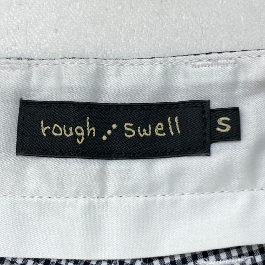 サイズ：S ROUGH&SWELL ラフアンドスウェル  シアサッカー ロングパンツ ギンガムチェック柄 ブラック系 [240101465665] ゴルフウェア メンズ ストスト ラフ&スウェル（rough&swell） ラフアンドスウェル シアサッカー