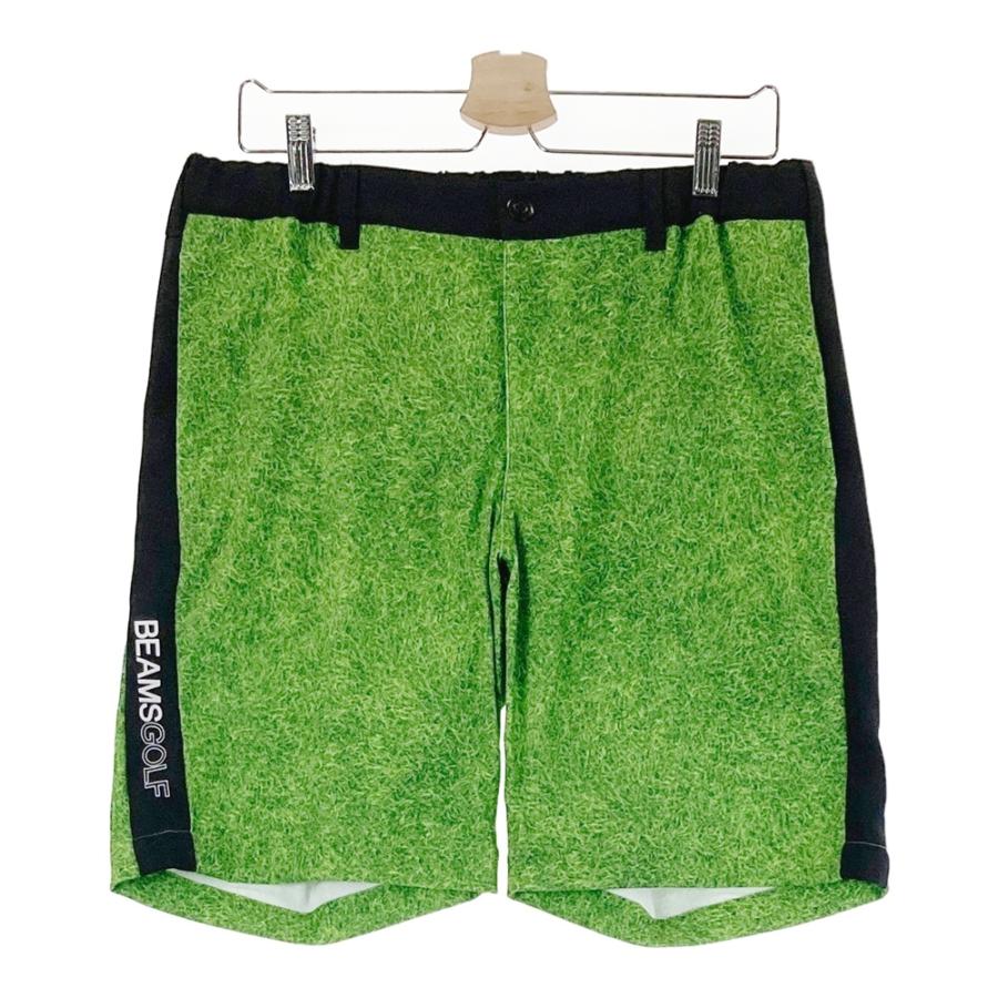 ビームスゴルフ　総柄　ハーフパンツ　Mサイズ BEAMS GOLF ビームスゴルフ ;2024年モデル ストレッチハーフパンツ 総