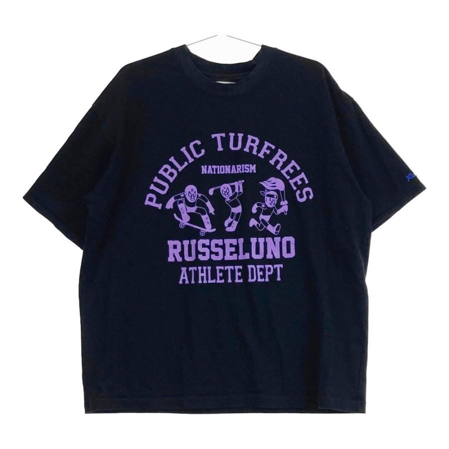 ラッセルノゴルフ★Tシャツ RUSSELUNO ラッセルノ 半袖Tシャツ ルチャ ブラック系 7 ゴルフウェア