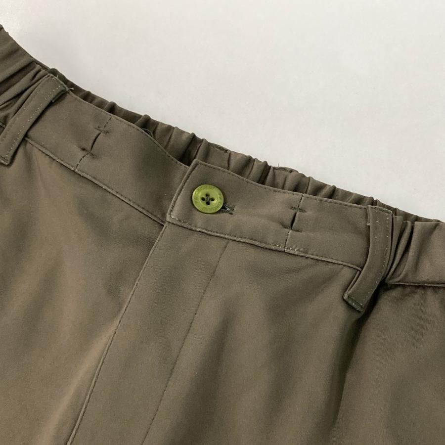 サイズ：L PW CIRCULUS ピーダブリュサーキュラス  ロングパンツ 立体ロゴ  カーキ系 [240101465794] ゴルフウェア メンズ ストスト PW CIRCULUS ピーダブリュサーキュラス ロングパンツ 立体ロゴ