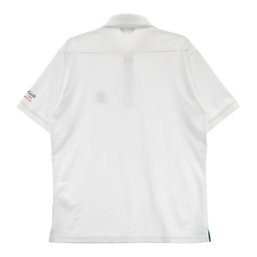【未使用】マンシングウェア　ゴルフ　 L ポロシャツ ホワイト MUNSING WEAR マンシングウェア 2024年モデル 半袖ポロシャツ ホワイト