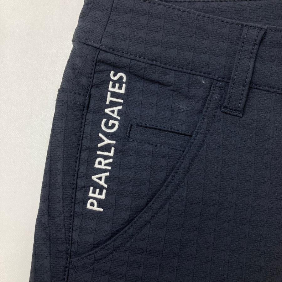 サイズ：0 PEARLY GATES パーリーゲイツ  ストレッチロングパンツ 総柄 ネイビー系 [240101466223] ゴルフウェア レディース ストスト PEARLY GATES（パーリーゲイツ） 【新品】PEARLY GATES ストレッチ