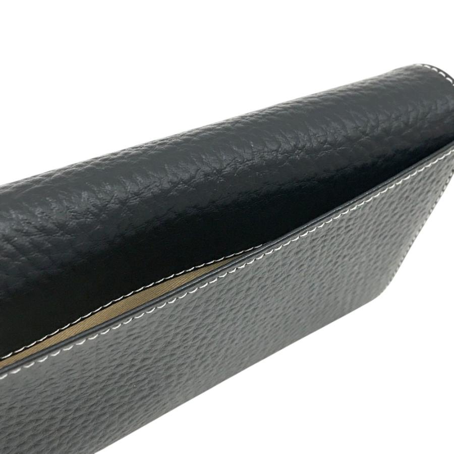 美品】Kitamura キタムラ 長財布 レザー ネイビー系 レディース