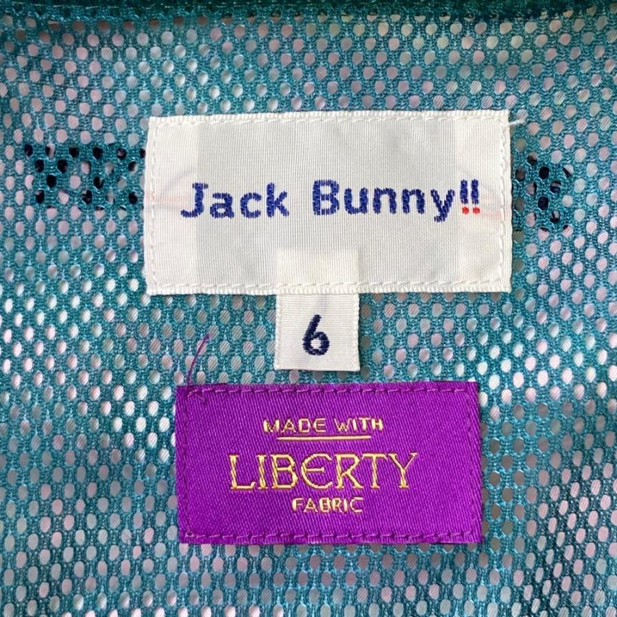サイズ：6 JACK BUNNY ジャックバニー × LIBERTY 裏メッシュ フード付 長袖ジャケット 花柄 ピンク系 [240101466321] ゴルフウェア メンズ ストスト JACK BUNNY ジャックバニー × LIBERTY 裏メッシュ フード付 長袖
