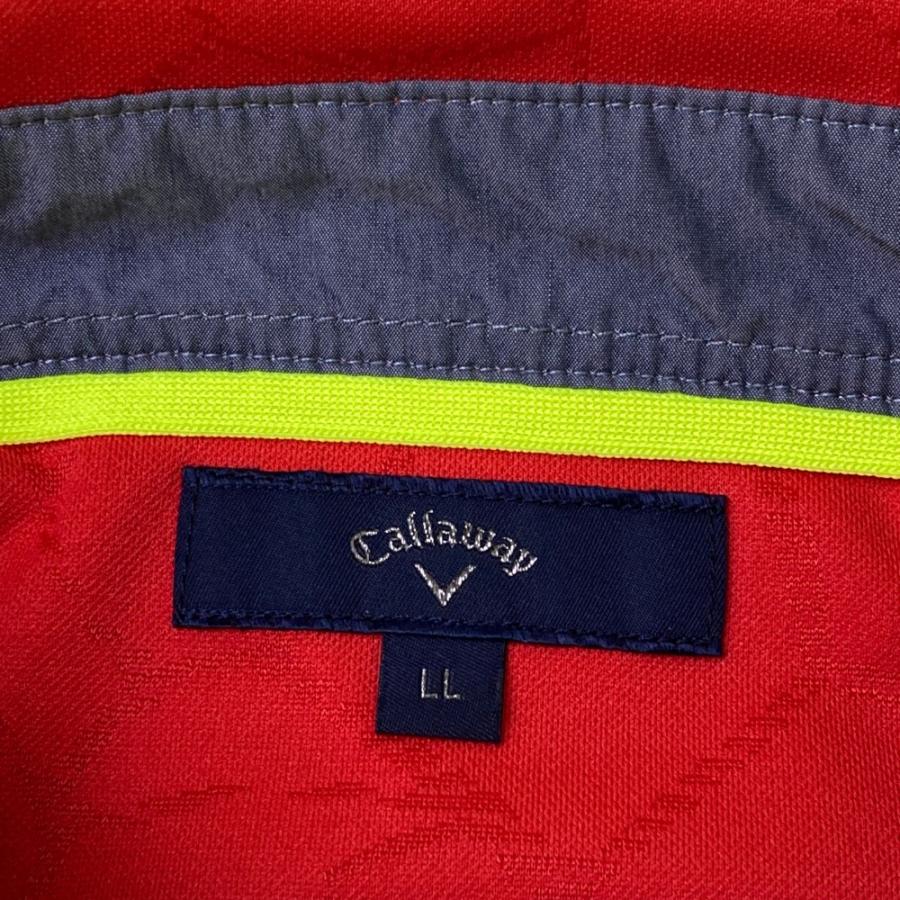 CALLAWAY キャロウェイ 長袖ポロシャツ ボタンダウン 総柄