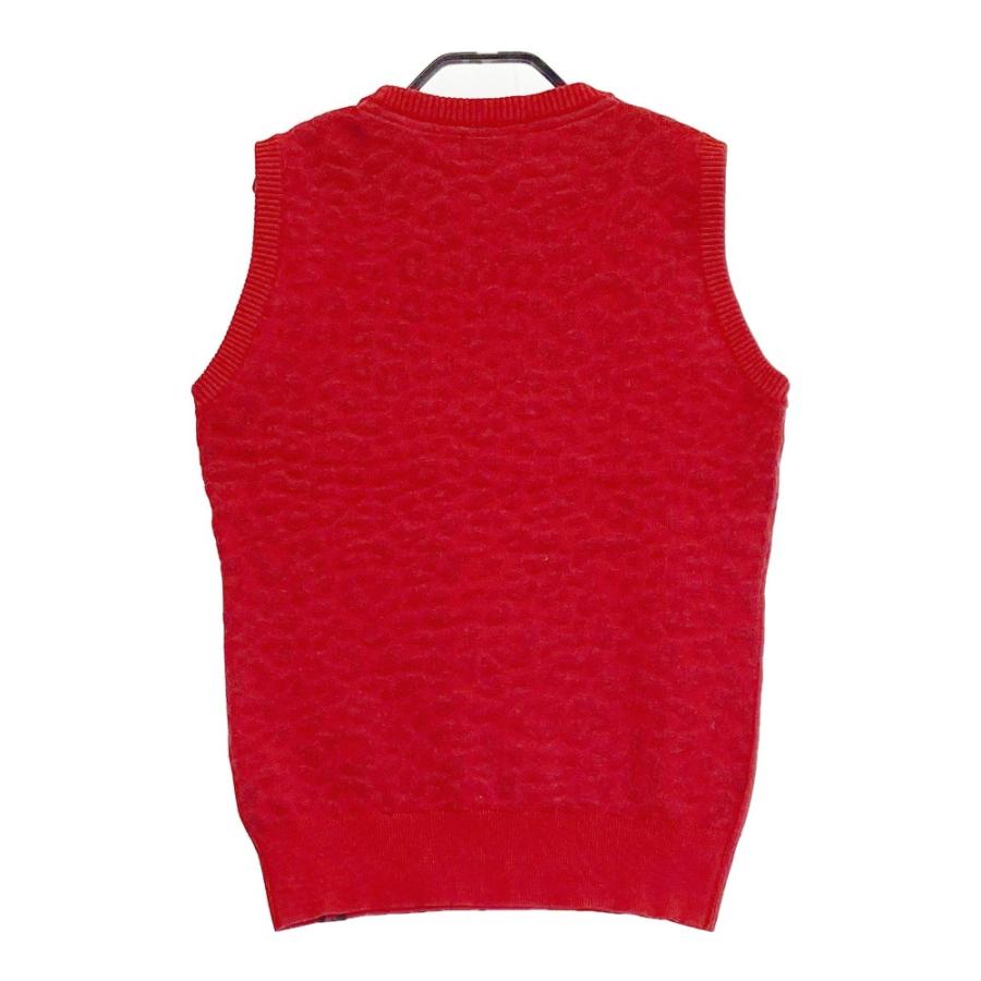 NEW BALANCE GOLF ニューバランス ニットベスト プリント ヒョウ