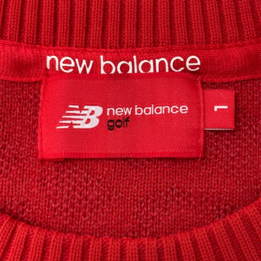 NEW BALANCE GOLF ニューバランス ニットベスト プリント ヒョウ