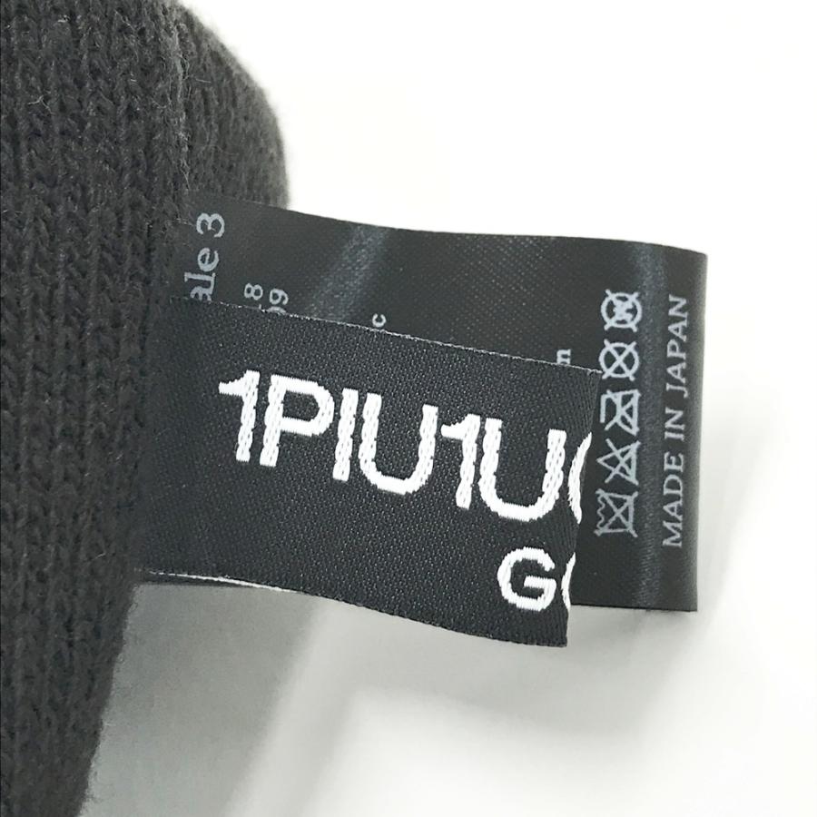 1PIU1UGUALE3 GOLF ニット帽 ブラック系 F ゴルフウェア : ブランド