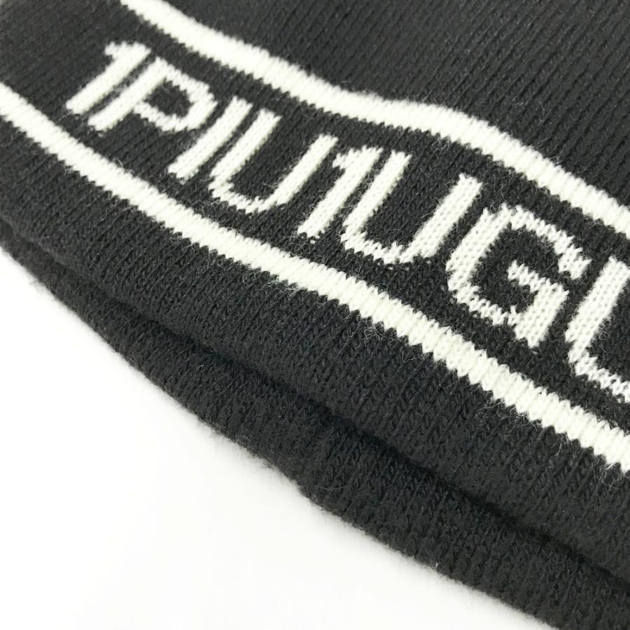 1PIU1UGUALE3 GOLF ニット帽 ブラック系 F ゴルフウェア : ブランド