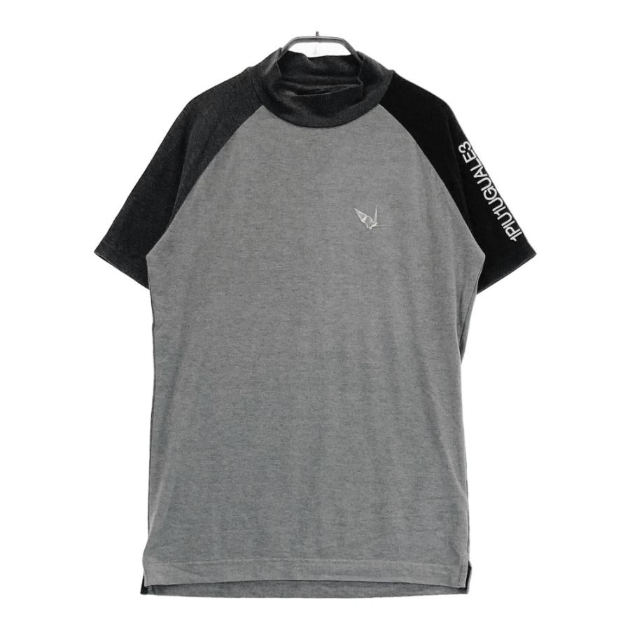 1PIU1UGUALE3 GOLF 半袖 モックネックTシャツ 1PIU1UGUALE3 GOLF 半袖モックネックTシャツ 起毛 グレー系 3