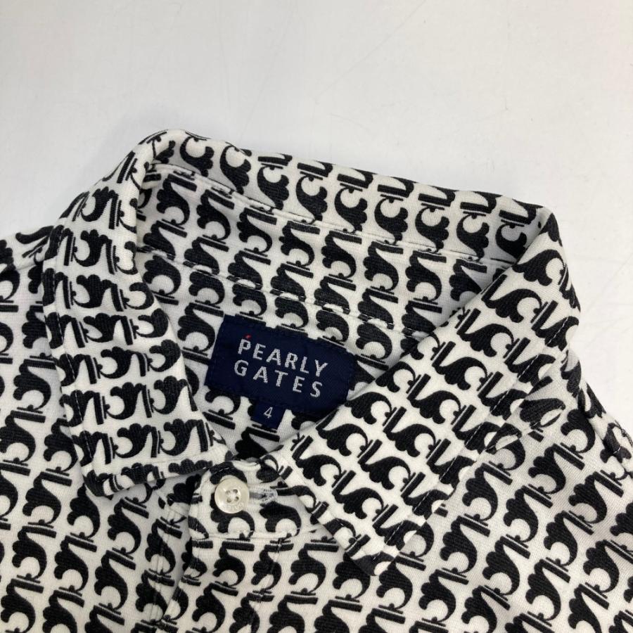 サイズ：4 PEARLY GATES パーリーゲイツ  長袖ポロシャツ 総柄 ホワイト系 [240101442221] ゴルフウェア メンズ ストスト 楽天市場】PEARLY GATES パーリーゲイツ 長袖ポロシャツ 総柄