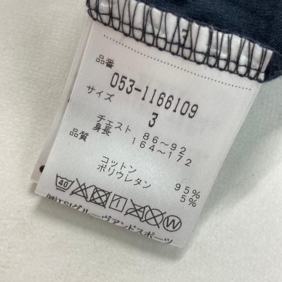 PEARLY GATES パーリーゲイツ 長袖ハイネックTシャツ ブラック系 3