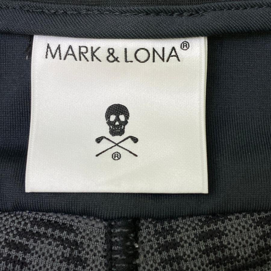サイズ：48 MARK&amp;LONA マークアンドロナ  ロングパンツ 総柄 ブラック系 [240101467339] ゴルフウェア メンズ ストスト MARK&LONA マークアンドロナ パンツ ブラック系 サイズ：S