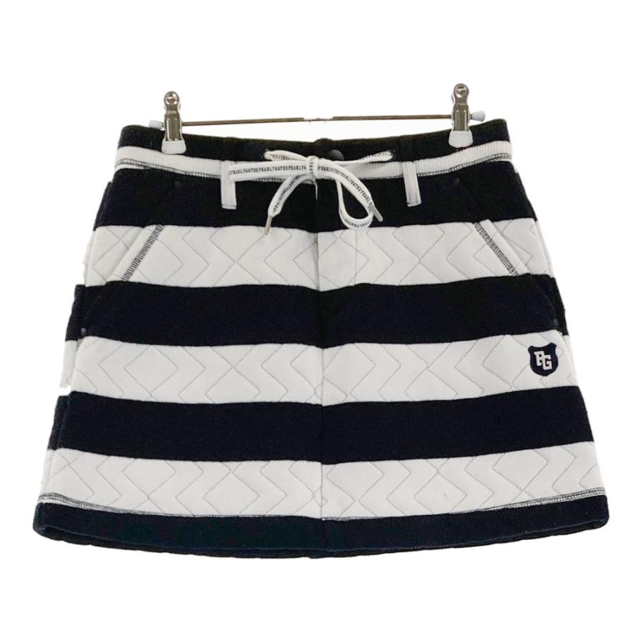 ㊶正規品 パーリーゲイツ 定価35,200円 ボーダーニットスカート 0 PEARLY GATES パーリーゲイツ ニットスカート ボーダー柄