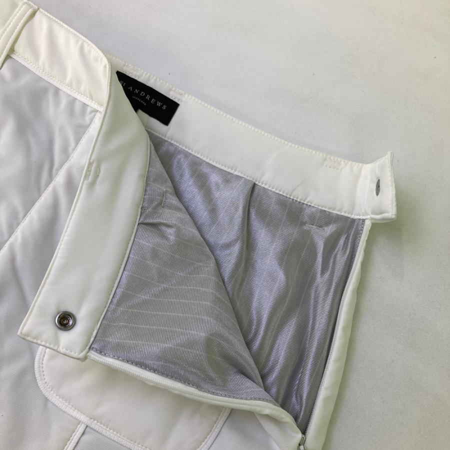 St ANDREWS セントアンドリュース 蓄熱 中綿スカート ホワイト系 S