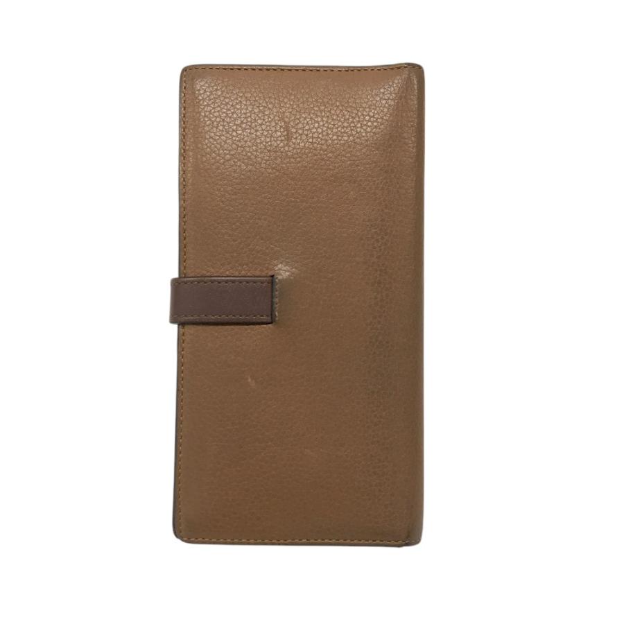 LOEWE ロエベ 062009 長財布 アナグラム バーティカル ブラウン系 