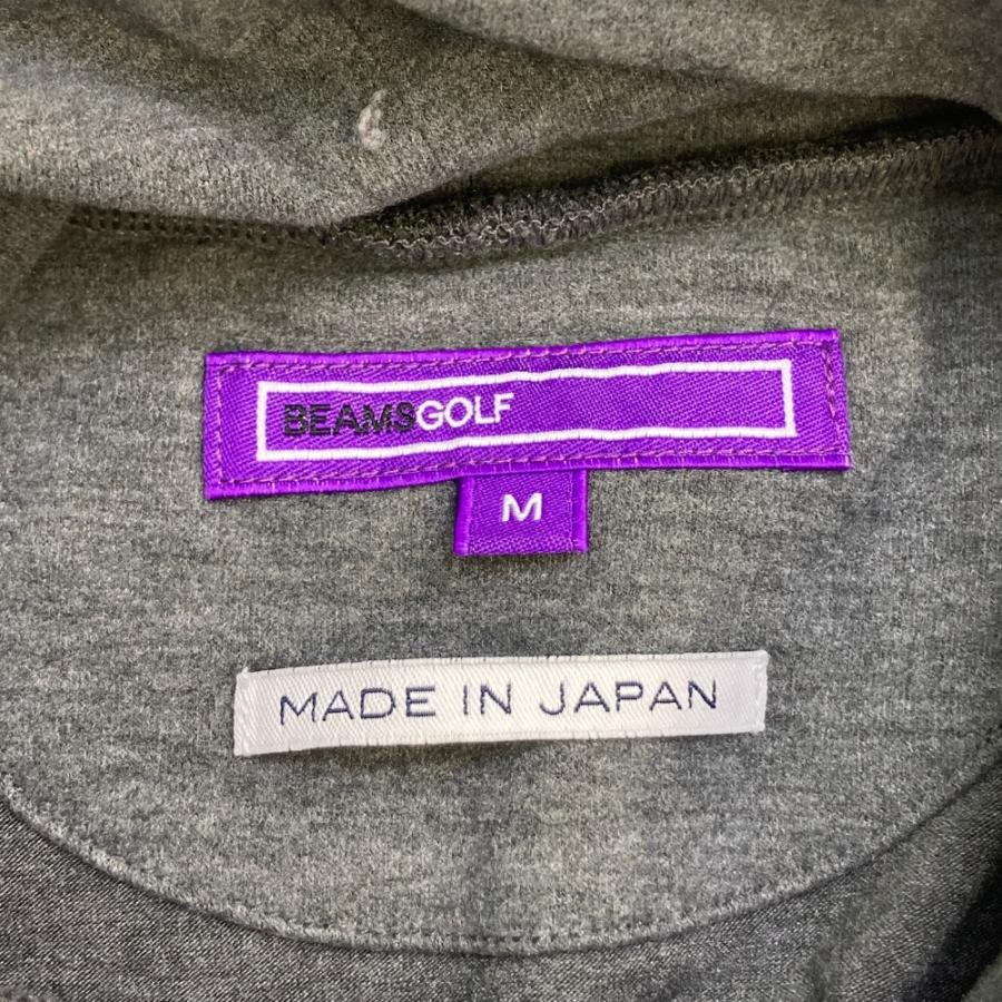 BEAMS GOLF ビームスゴルフ タートルネック 長袖Tシャツ グレー系 M