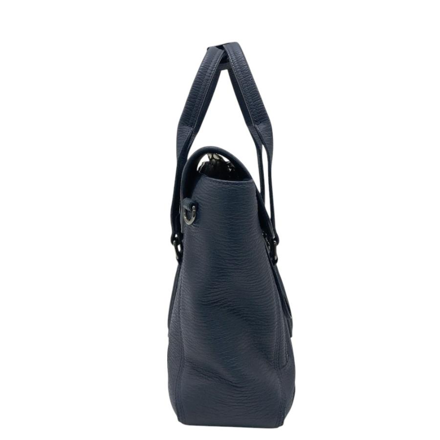 3.1PHILLIP LIM 3.1 フィリップ リム 2WAY サッチェルバッグ ネイビー