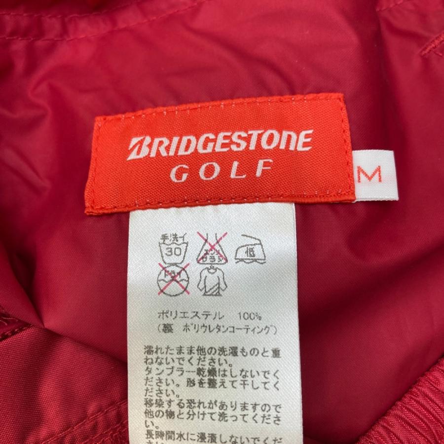 新品】BRIDGESTONE GOLF ブリヂストンゴルフ レインパンツ レッド系 M
