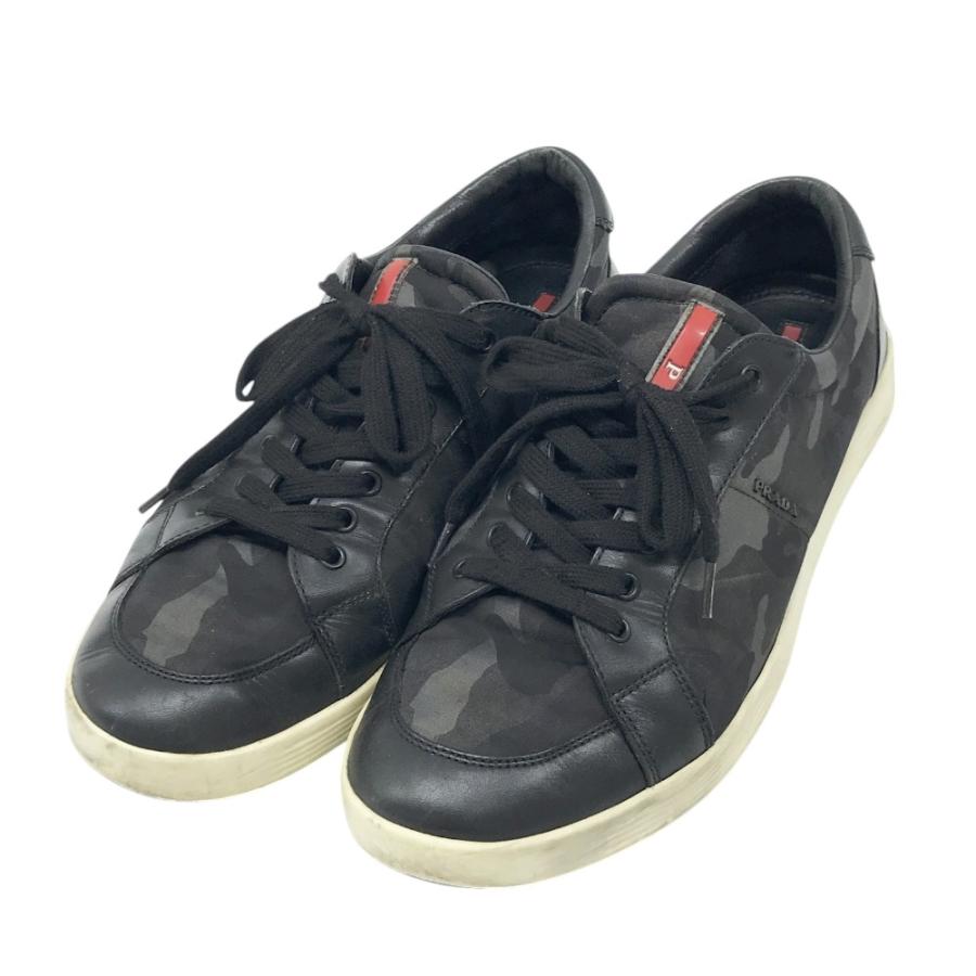 PRADA SPORT プラダ スポーツ スニーカー カモフラ ブラック系 7