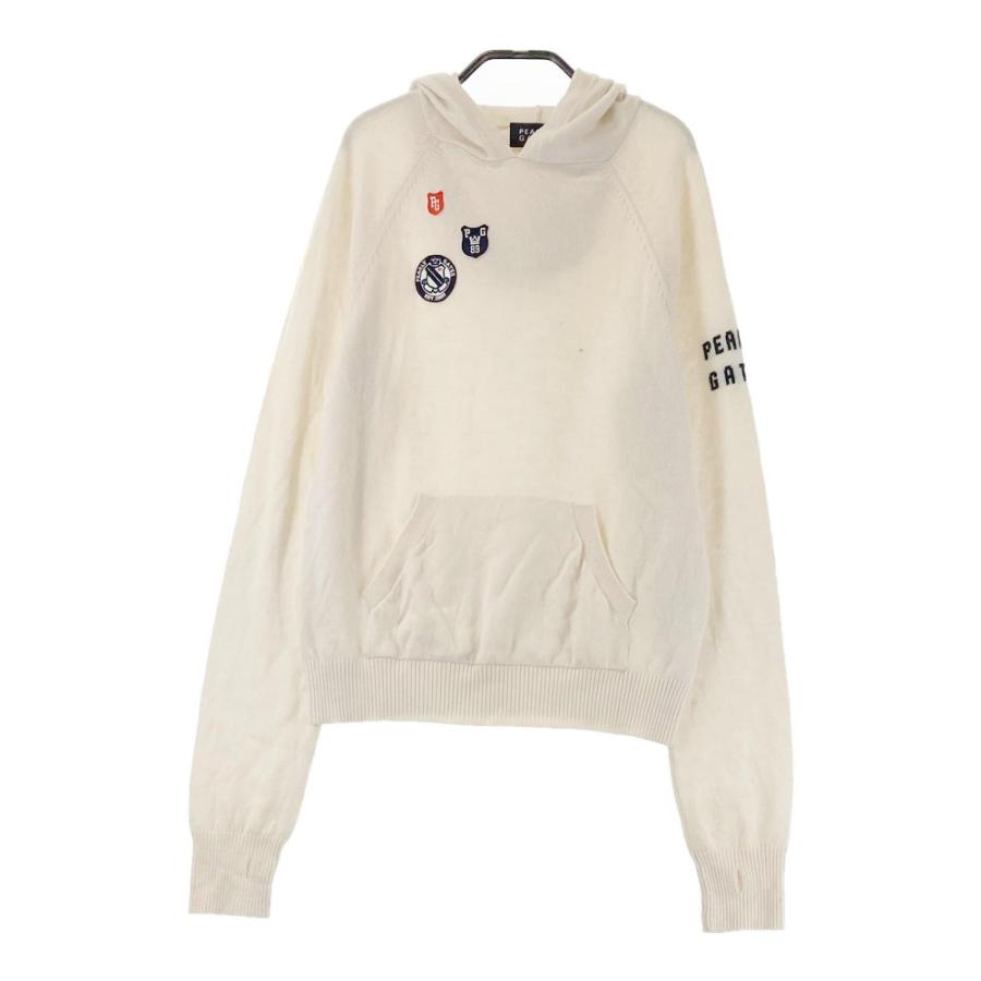 PEARLY GATES パーリーゲイツ ニット パーカー ホワイト系 1 ゴルフ