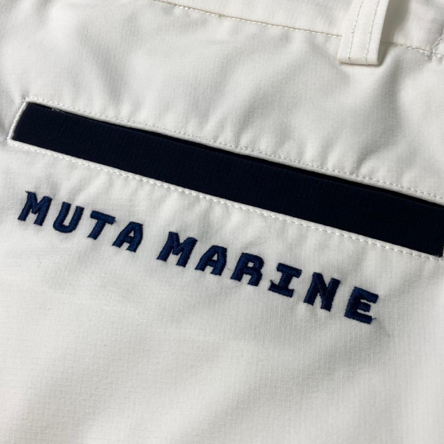 サイズ：7 MUTA MARINE ムータマリン  ロングパンツ  ホワイト系 [240101442781] ゴルフウェア メンズ ストスト サイズ：7 MUTA MARINE ムータマリン ロングパンツ ホワイト系