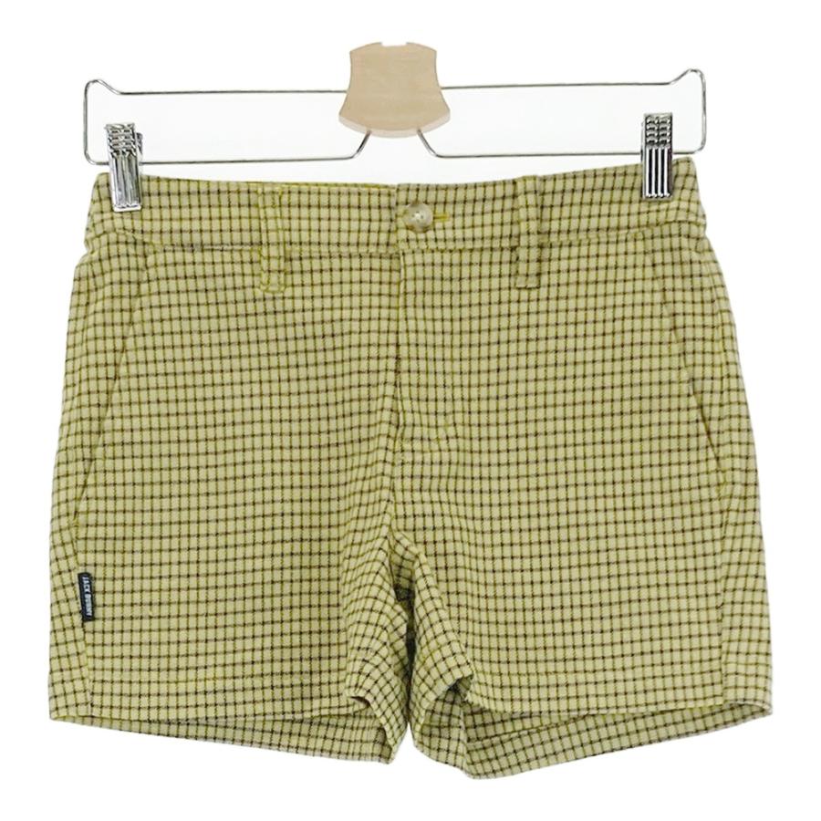 Jack Bunny レディース ショートパンツ チェック柄ショートパンツ 1 JACK BUNNY ジャックバニー ショートパンツ チェック柄 イエロー系 0