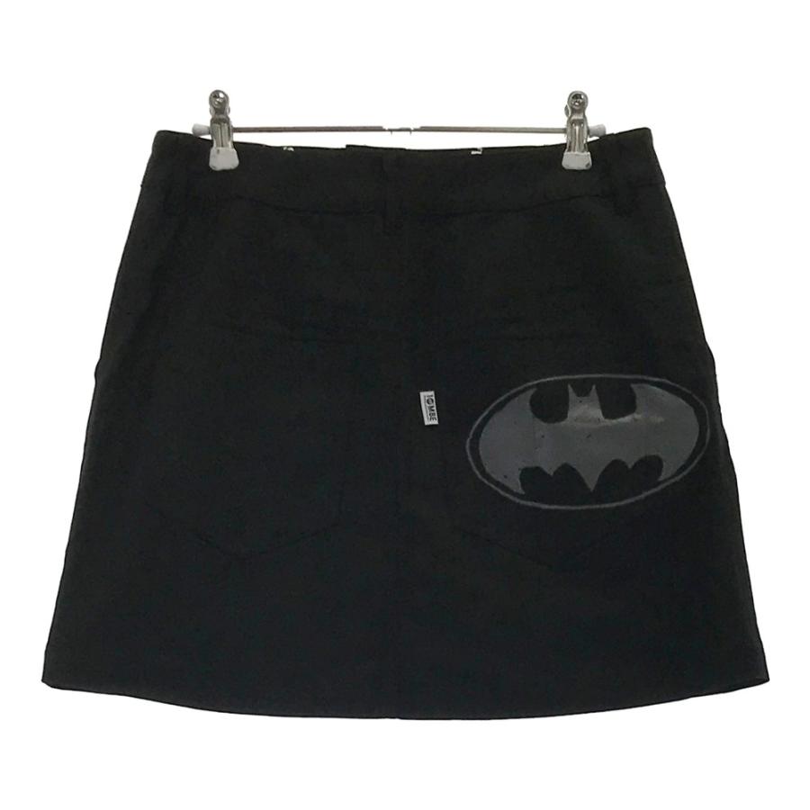 サイズ：1 MASTER BUNNY EDITION マスターバニーエディション ×バットマン BATMAN ストレッチスカート  ブラック系 [240101469512] ゴルフウェア レディース ストスト MASTER BUNNY EDITION（マスターバニーエディション） ×バットマン