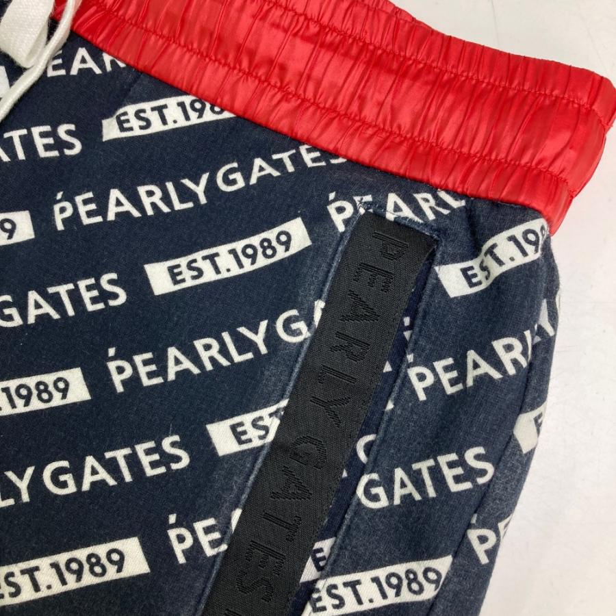 ⭐️新品未使用 正規品 パーリーゲイツ ゴルフ ハーフパンツ サイズ：4 ネイビー PEARLY GATES パーリーゲイツ ハーフパンツ 総柄 ネイビー系 4