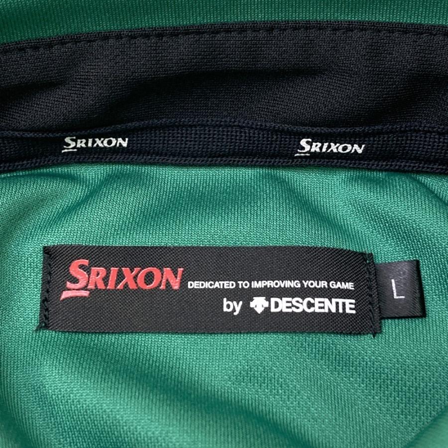 SRIXON スリクソン 半袖ポロシャツ グリーン系 L ゴルフウェア メンズ
