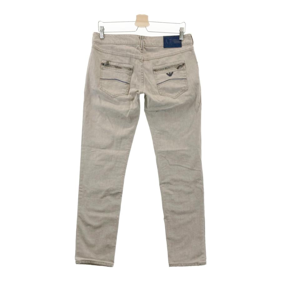 新品】ARMANI JEANS アルマーニ ジーンズ デニムパンツ ベージュ系 EU 
