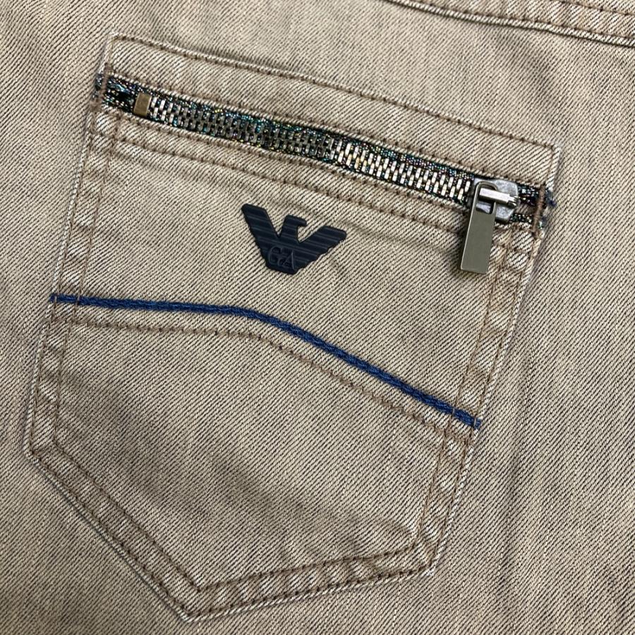 新品】ARMANI JEANS アルマーニ ジーンズ デニムパンツ ベージュ系 EU 