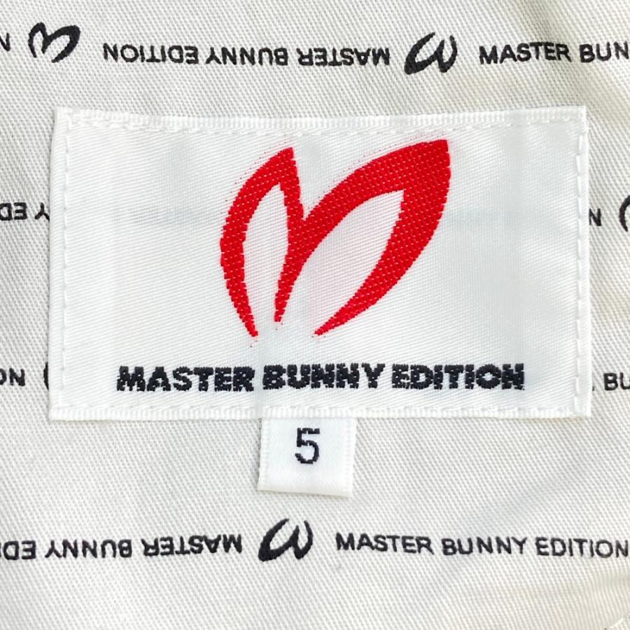 サイズ：5 MASTER BUNNY EDITION マスターバニーエディション  スウェット パンツ 総柄 ホワイト系 [240101470033] ゴルフウェア メンズ ストスト CORDURAストレッチドビー5ポケットパンツ | MASTER BUNNY