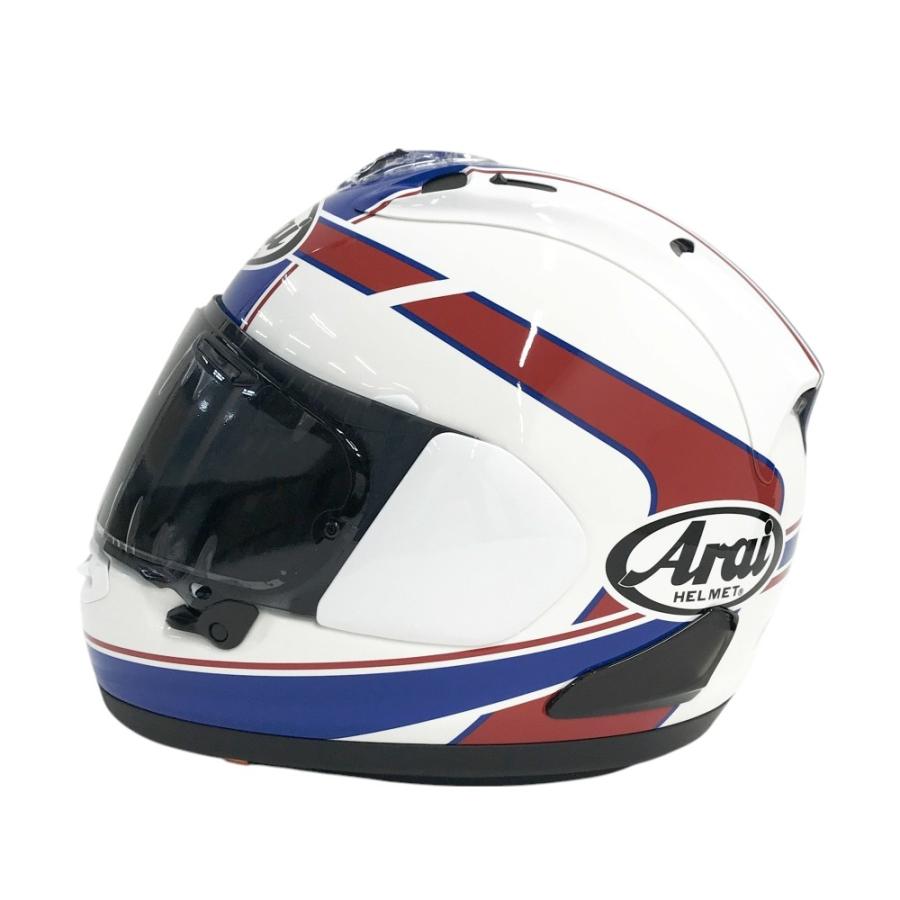 (中古) Arai RX-7 フルフェイスヘルメット ARAI アライ RX-7X フルフェイス ヘルメット シュワンツ 青 61