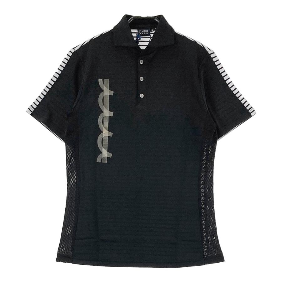 新品　muta marine golf ムータマリン　半袖ポロシャツ 新品】MUTA MARINE ムータマリン 半袖ポロシャツ ゴールドロゴプリント