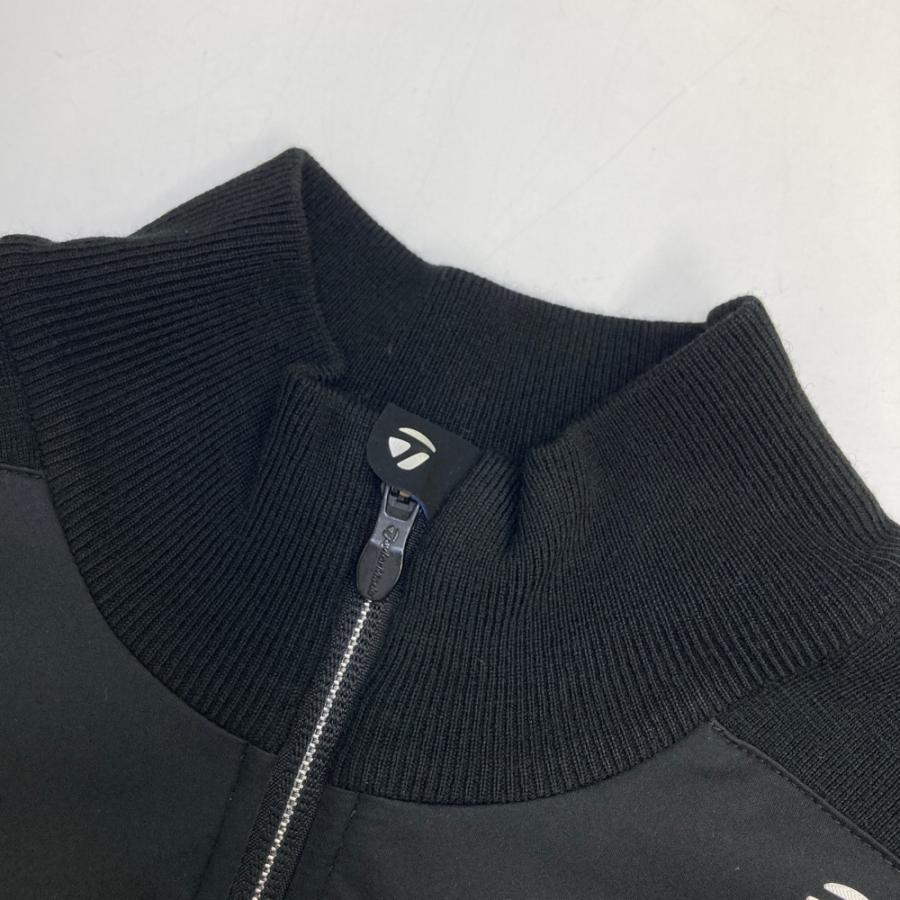 TaylorMade（テーラーメイド） 切替ニット ジャケット ブラック系 L