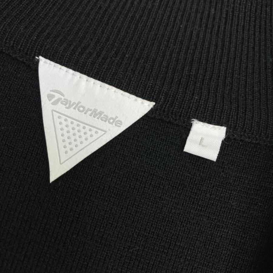TaylorMade（テーラーメイド） 切替ニット ジャケット ブラック系 L