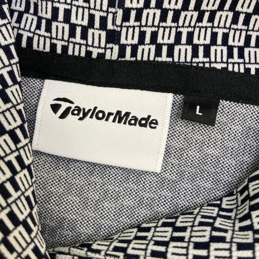 TAYLOR MADE テーラーメイド パーカー 総柄 ブラック系 L ゴルフウェア