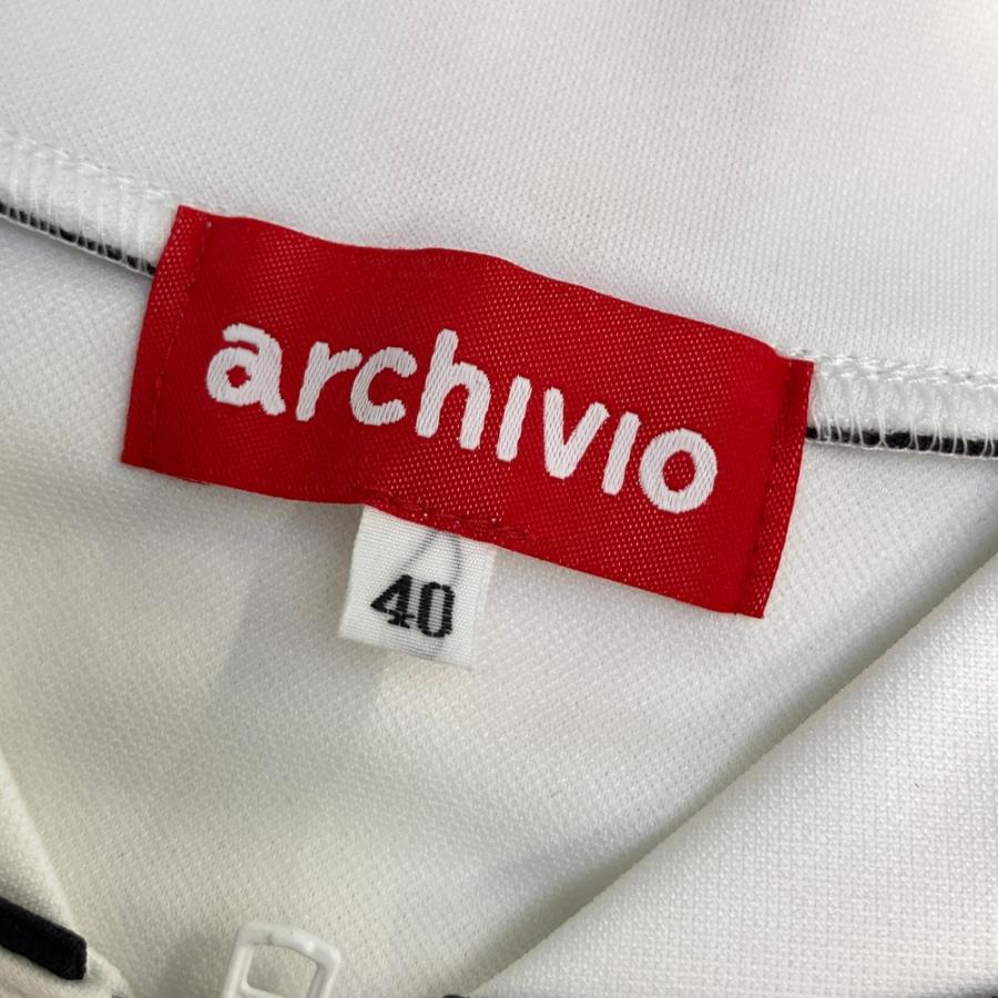 ARCHIVIO アルチビオ 長袖ジャケット ホワイト系 40 ゴルフウェア