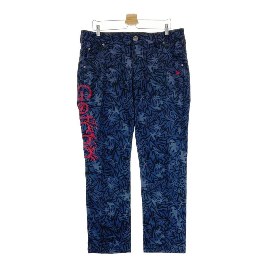 新品未使用 GOTHA GOLF ストレッチペイズリー柄パンツ L GOTCHA GOLF